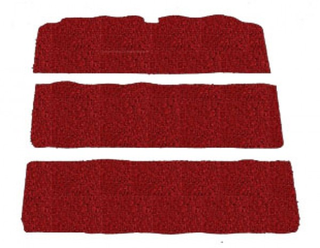 65-68 Fold-Down Seat Carpet Bright Red