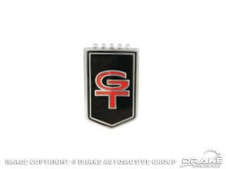 65-66 Black GT Emblem
